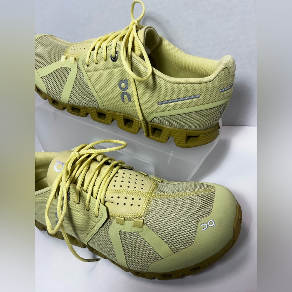 On Cloud X Women’s Size 10.5 Running Shoes Glade Citron Yellow Helion Training - Picture 2 of 16